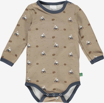 Fred's World by GREEN COTTON Romper/Bodysuit 'Tractor' in Green: front