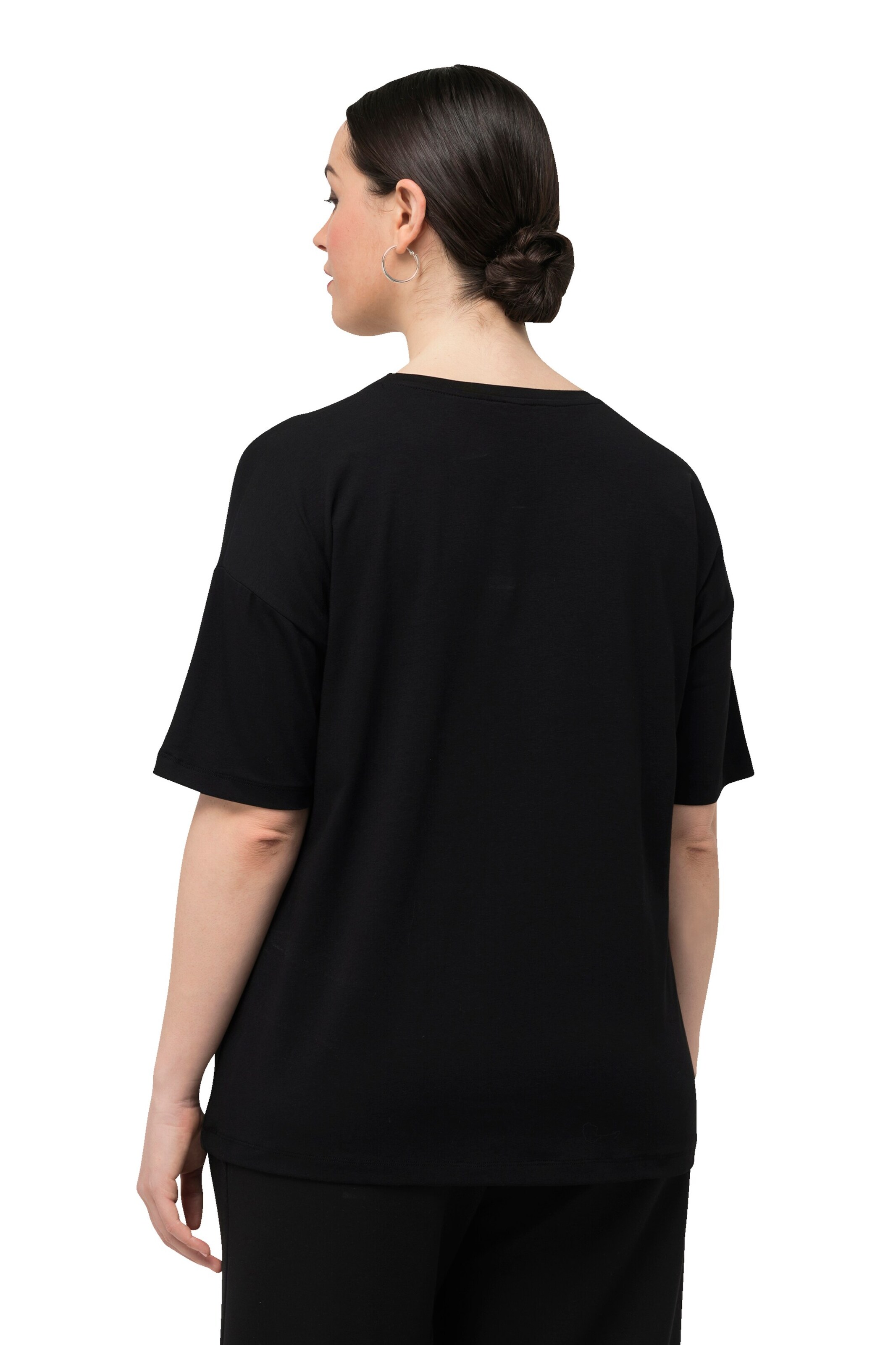 Ulla Popken Shirt in Zwart