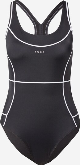 ROXY Sportski kupaći kostim u antracit siva / bijela, Pregled proizvoda