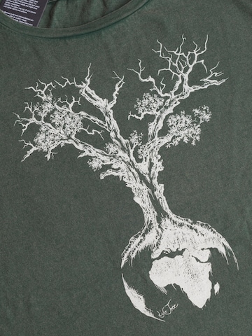 Life-Tree Shirt 'Fairwear Weltenbaum' in Green