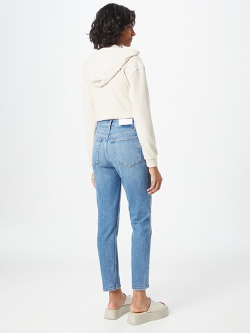 RE/DONE Skinny Jeans '90S HIGH RISE ANKLE CROP' in Blauw