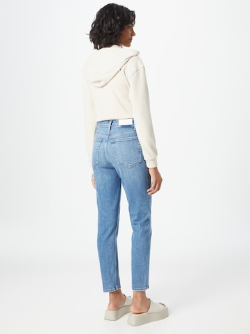 Skinny Jean '90S HIGH RISE ANKLE CROP' RE/DONE en bleu