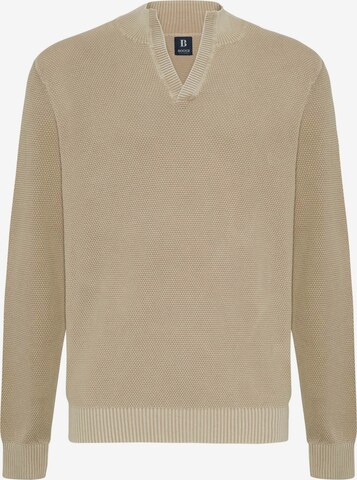 Pullover di Boggi Milano in beige: frontale