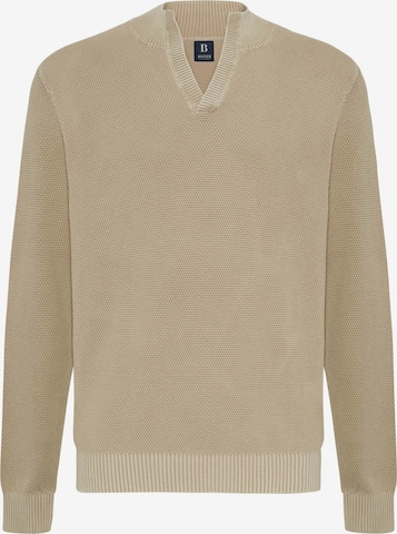 Boggi Milano Sweater in Beige: front