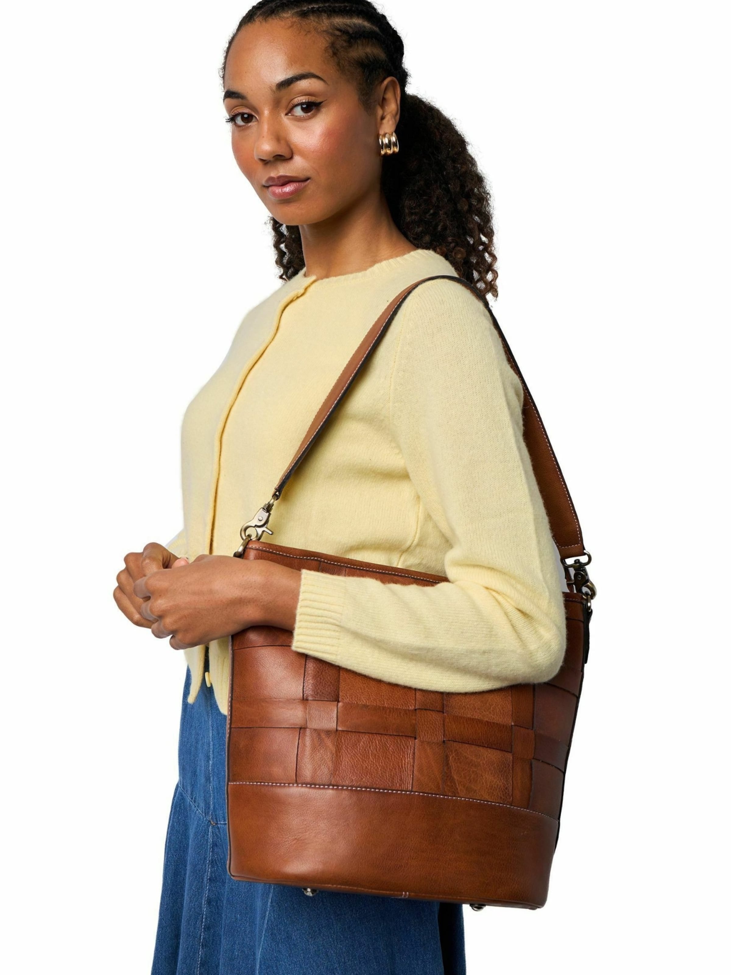 RE:DESIGNED Shopper ' Noor ' in Brown