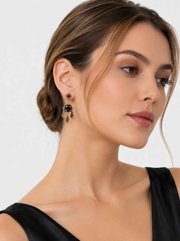 Boucles d'oreilles 'Belladonna' RteRme en gris : devant