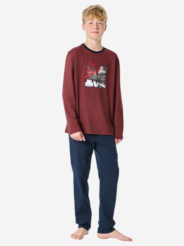 Pyjama 'Nightwear' SCHIESSER en rouge