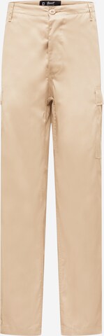 Pantalon cargo Brandit en beige : devant