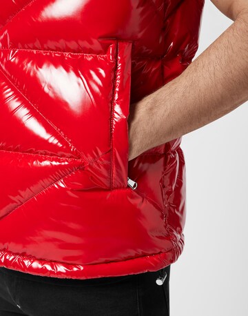 Philipp Plein Vest 'Hexagon' in Red