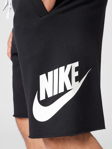 Nike Sportswear Normální Kalhoty 'Essentials' – černá