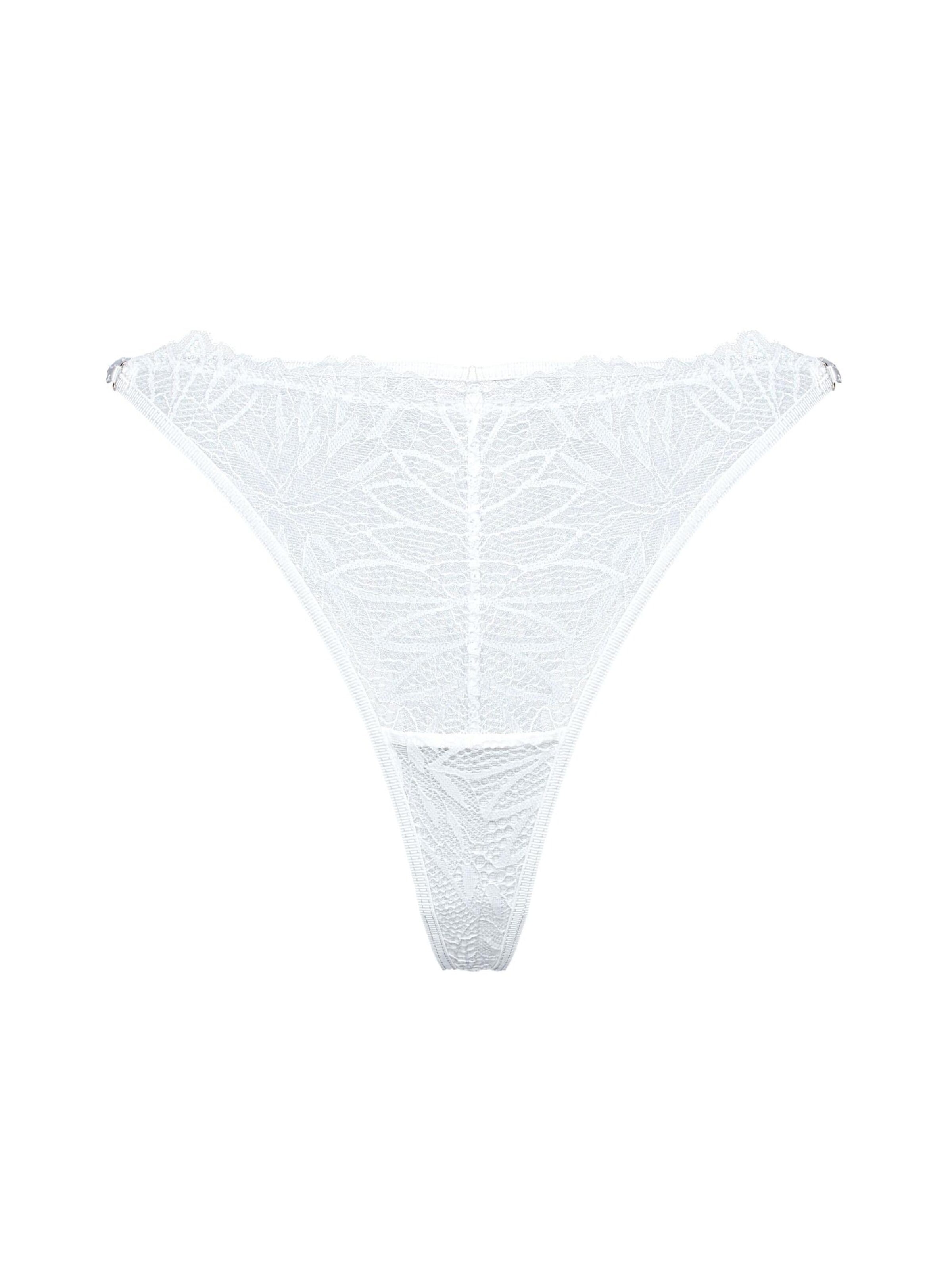 ESOTIQ Thong 'Celeste' in Beige: front