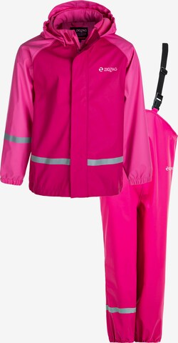 ZigZag Regular Athletic Suit 'GILBO' in Pink: front