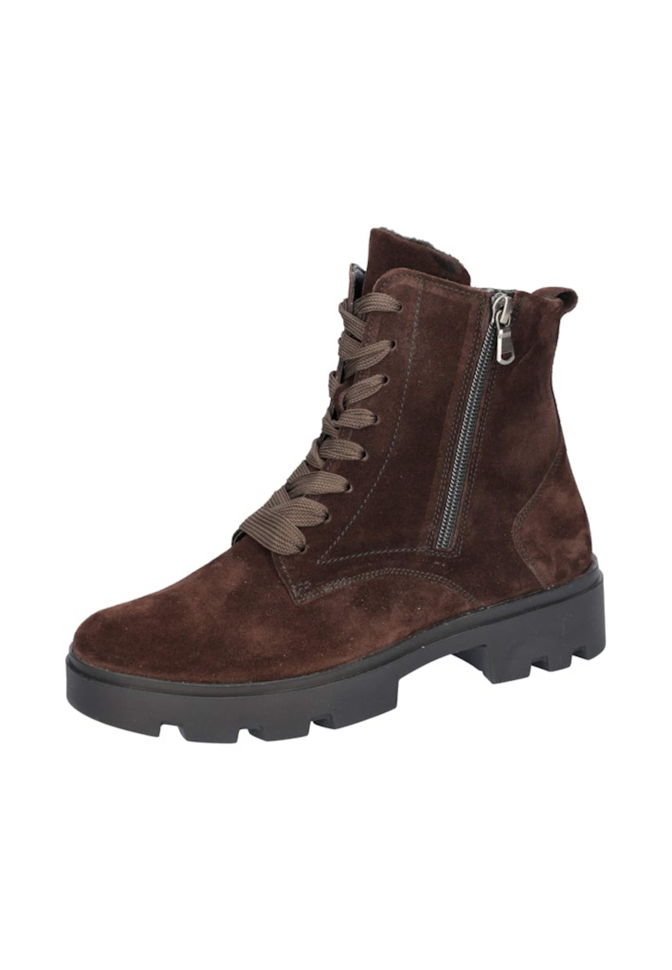 WALDLÄUFER Schnürstiefelette in Braun: Vorderseite