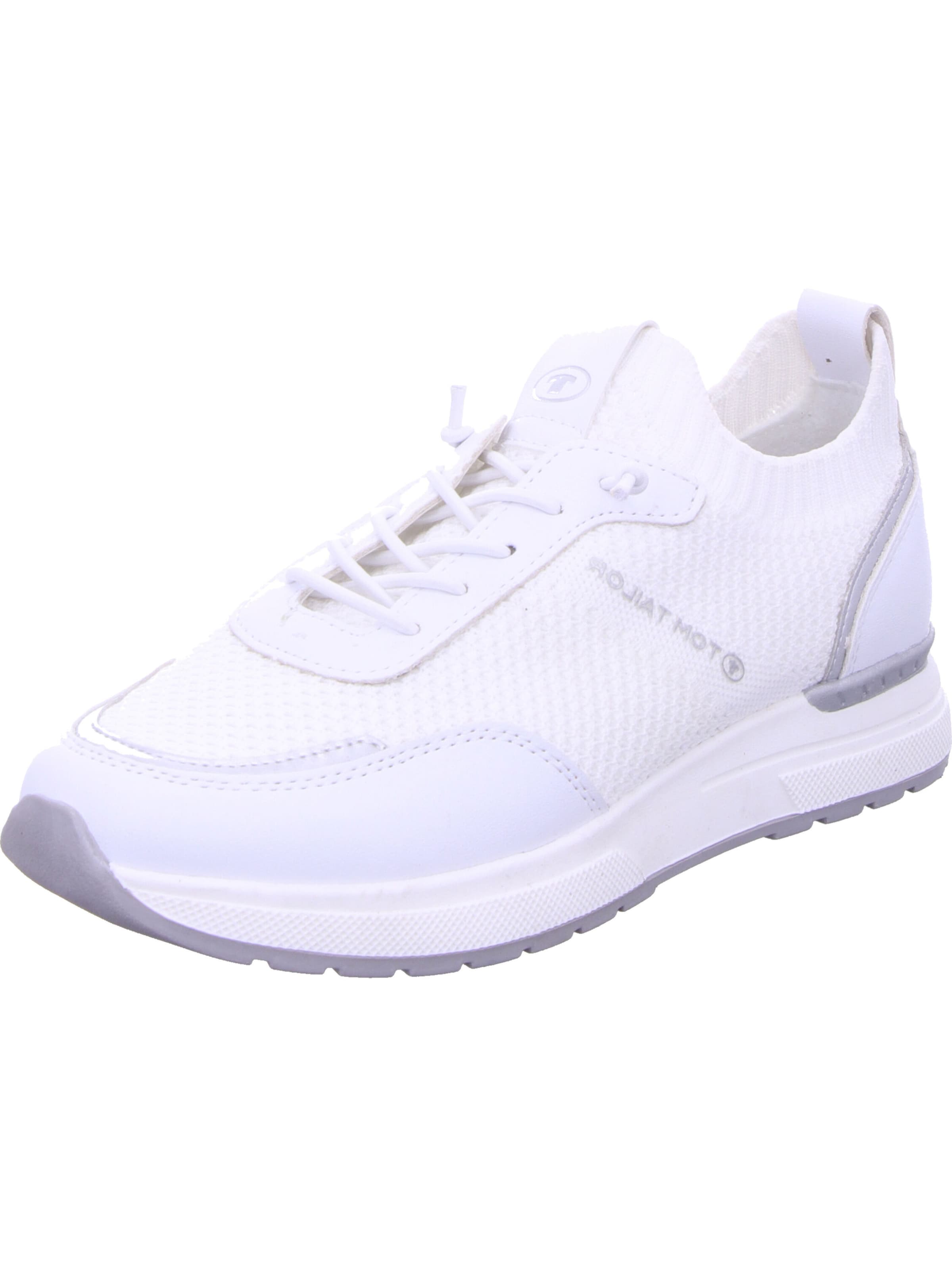 TOM TAILOR Sneaker in Weiß: Vorderseite
