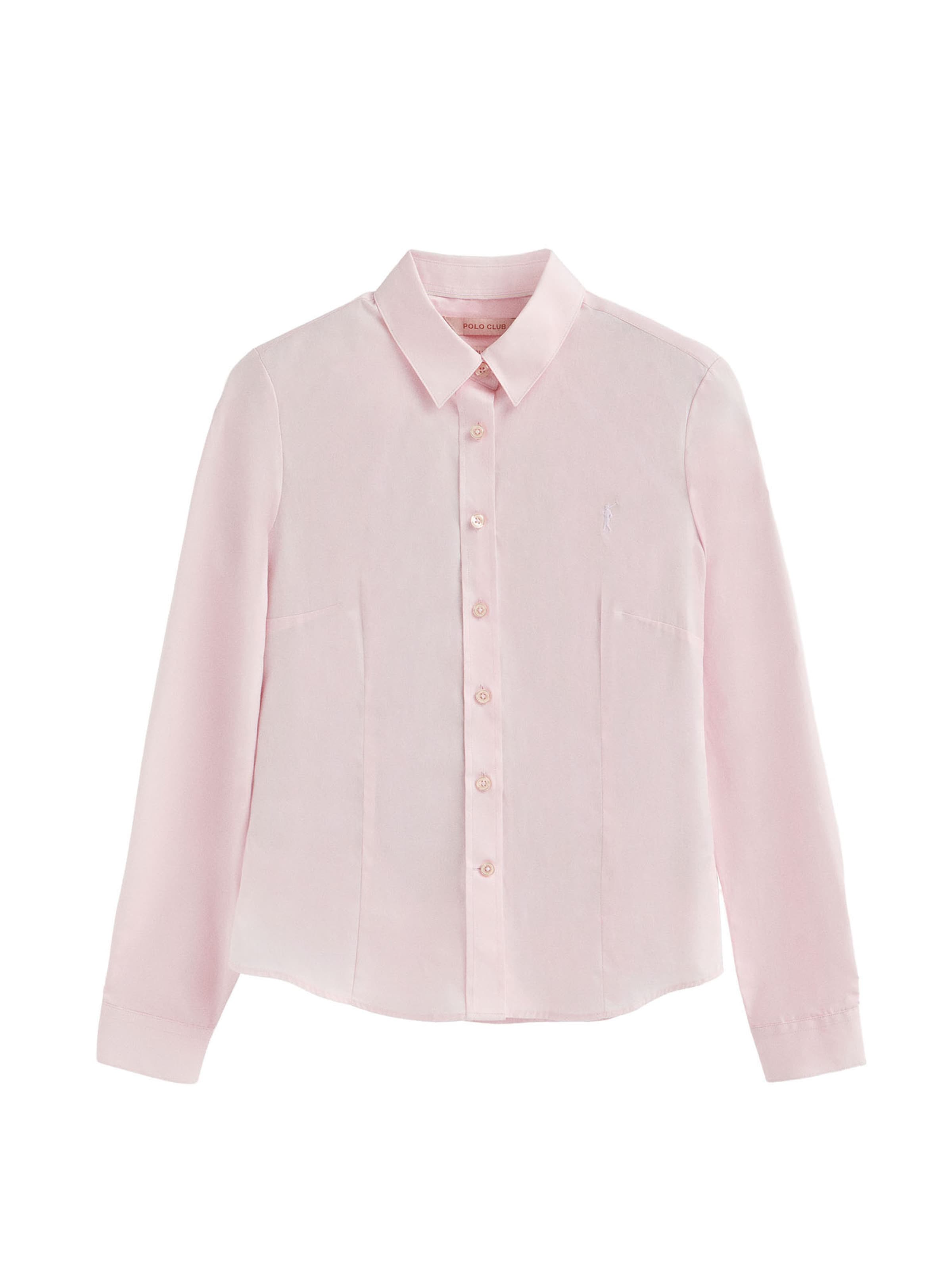 Polo Club Bluse in Pink: Vorderseite