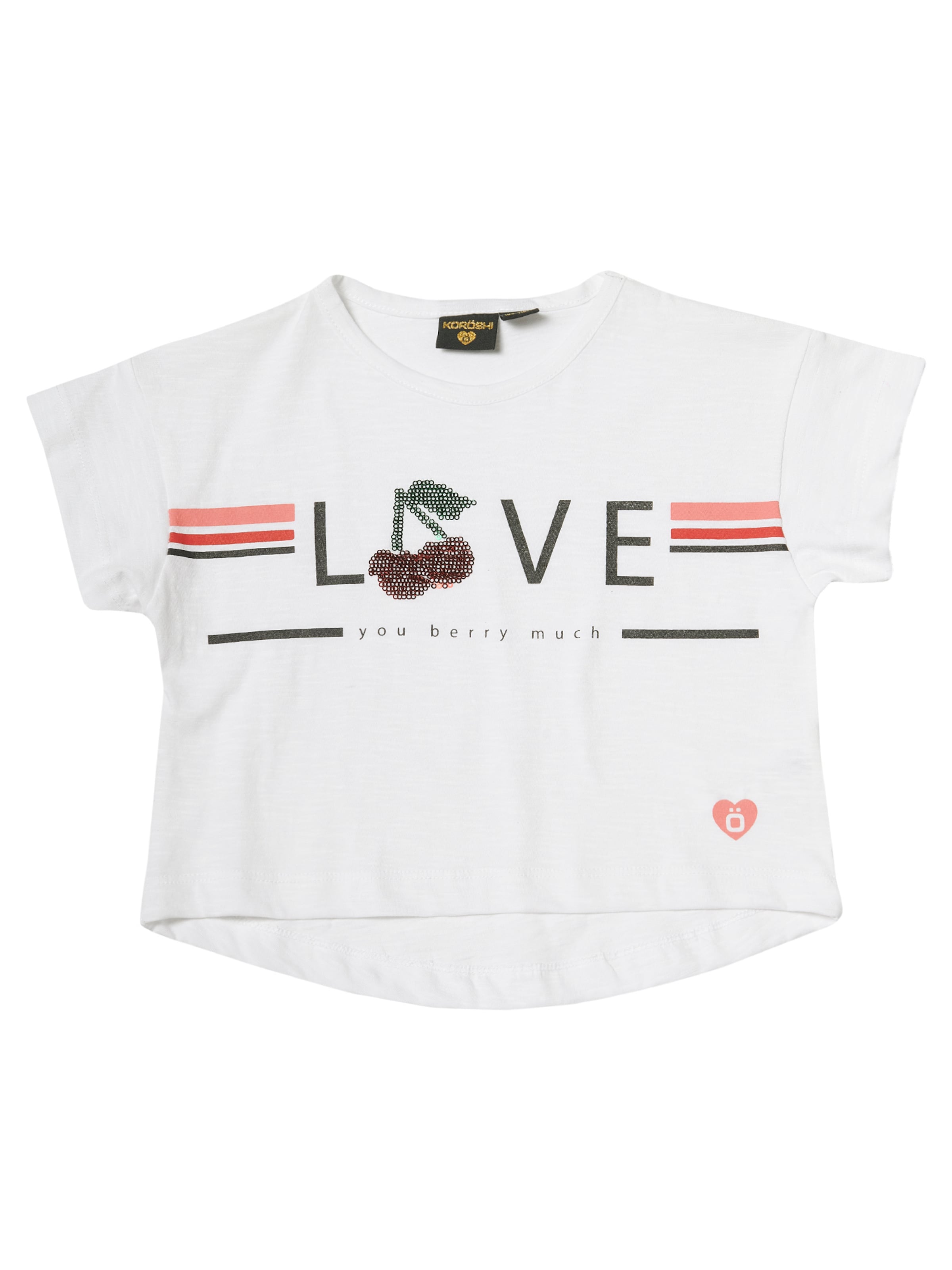 KOROSHI Top | bela barva: sprednja stran