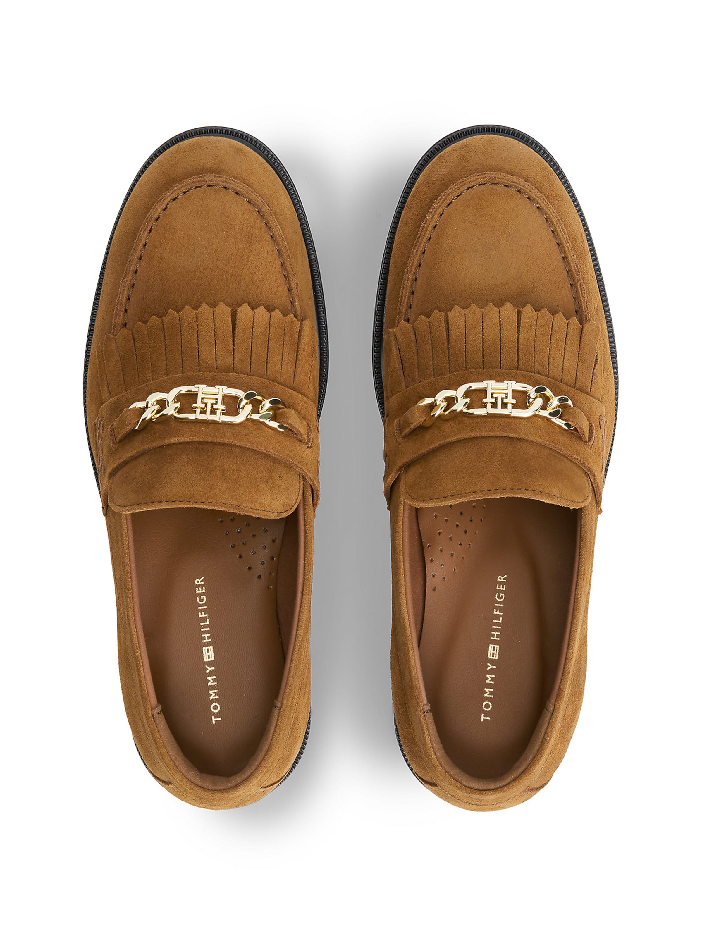 TOMMY HILFIGER Slip-ons 'Horsebit' in Brown