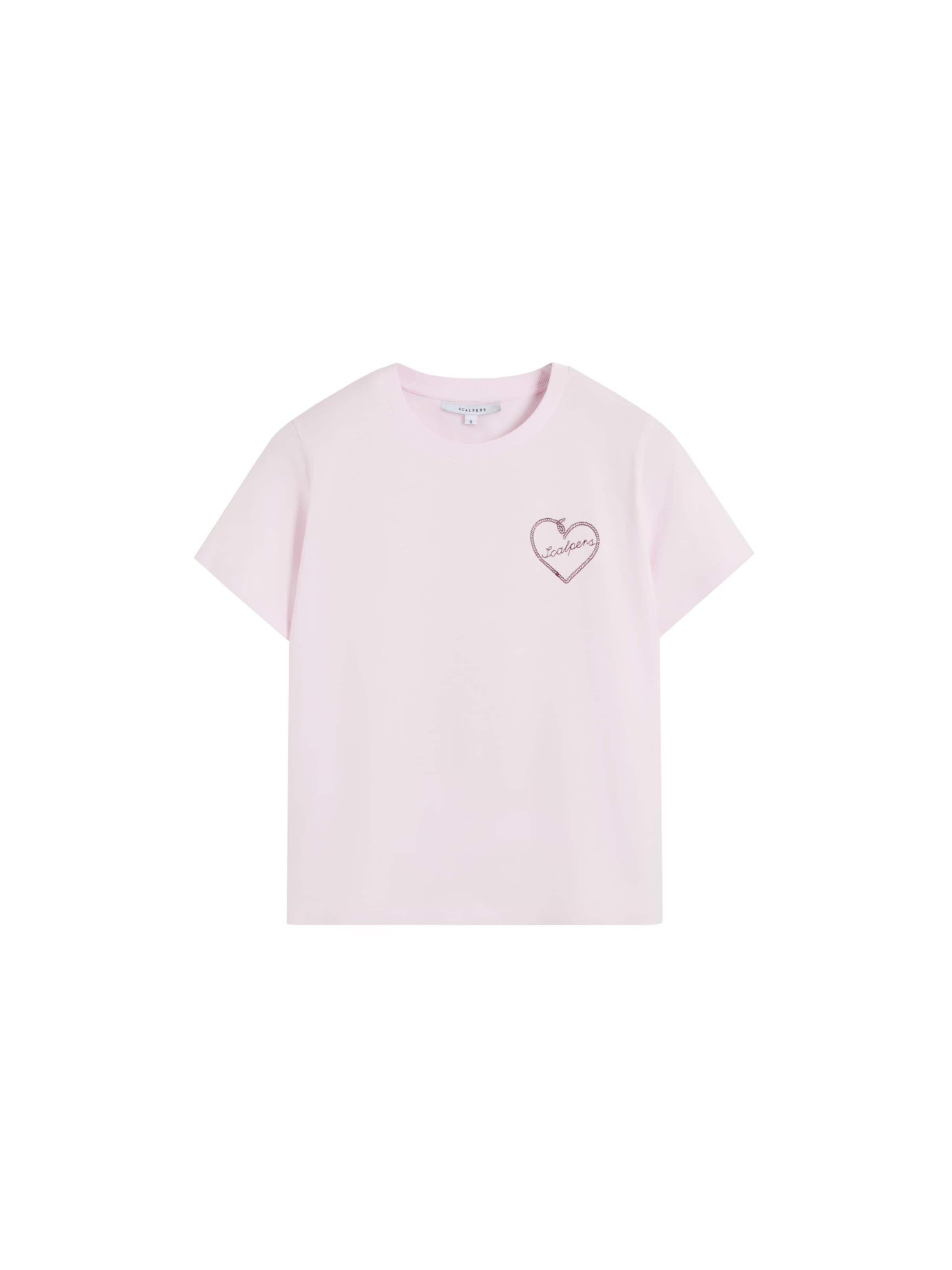 Scalpers Cowboy Tee ' ' in Pink: Vorderseite