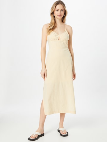 Robe d’été 'HOLLY' Samsøe Samsøe en beige : devant