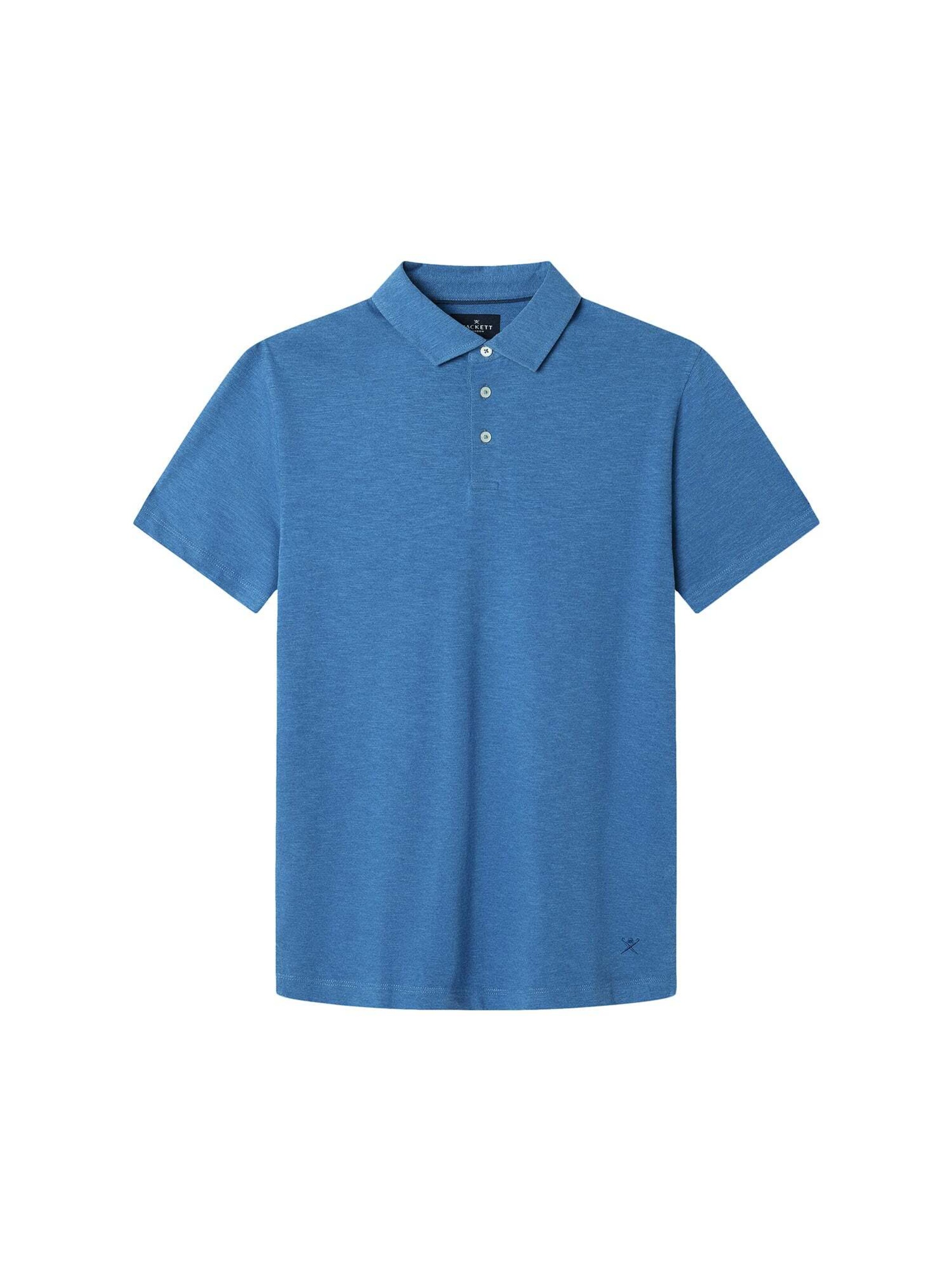 Hackett London Shirt in Blauw: voorkant