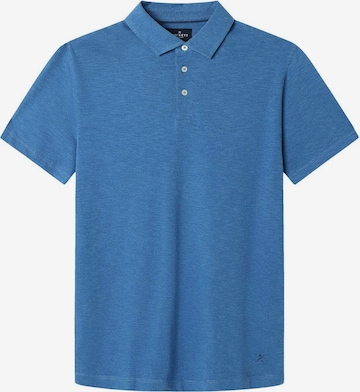 Hackett London Shirt in Blauw: voorkant