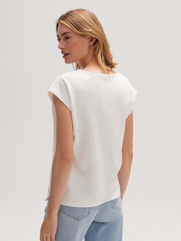 T-shirt 'Gelotto' OPUS en blanc