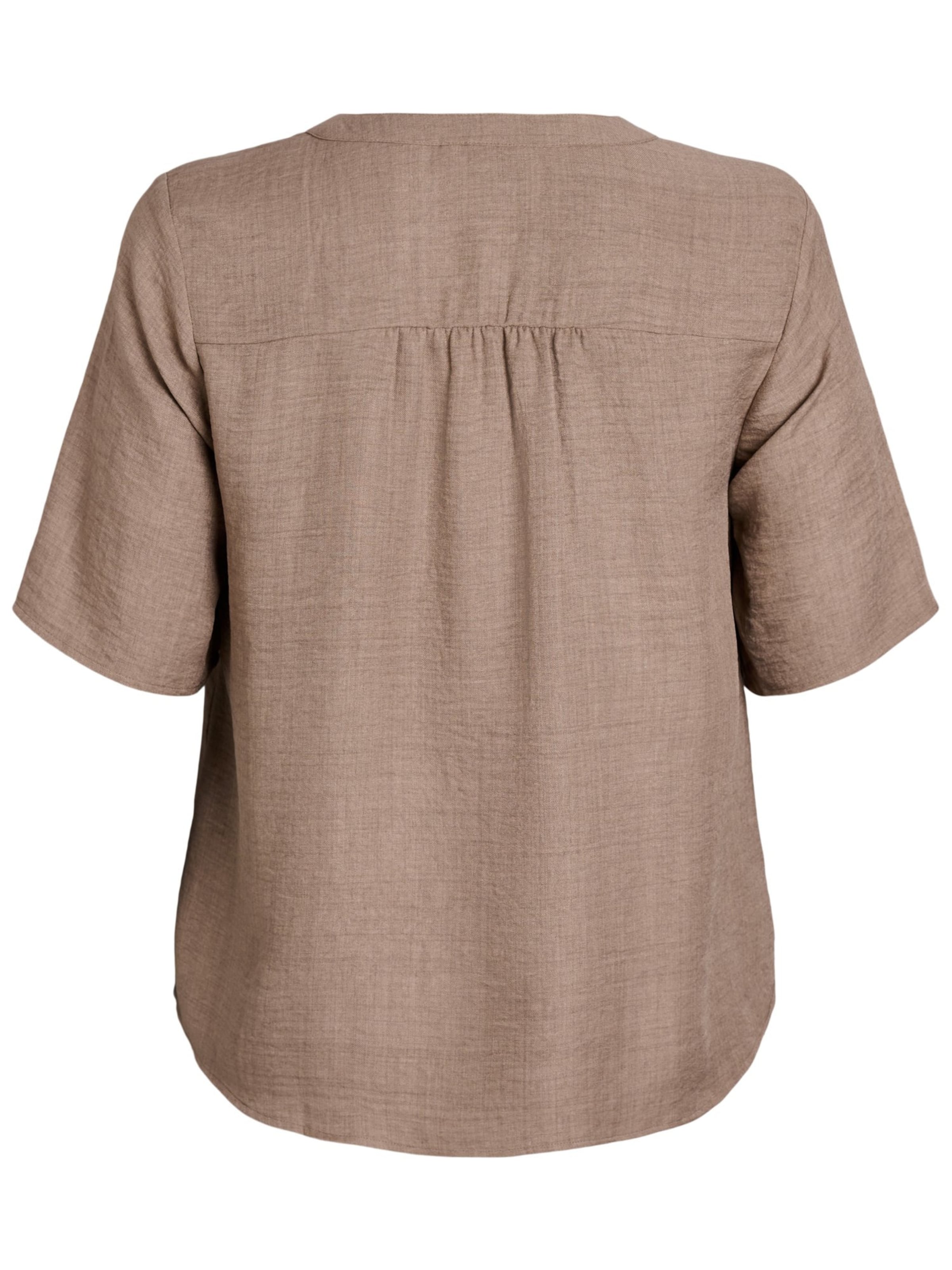Zizzi - Blusa 'Caalabama' em castanho