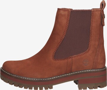 TIMBERLAND Chelsea Boots 'Courmayeur Valley' in Rot