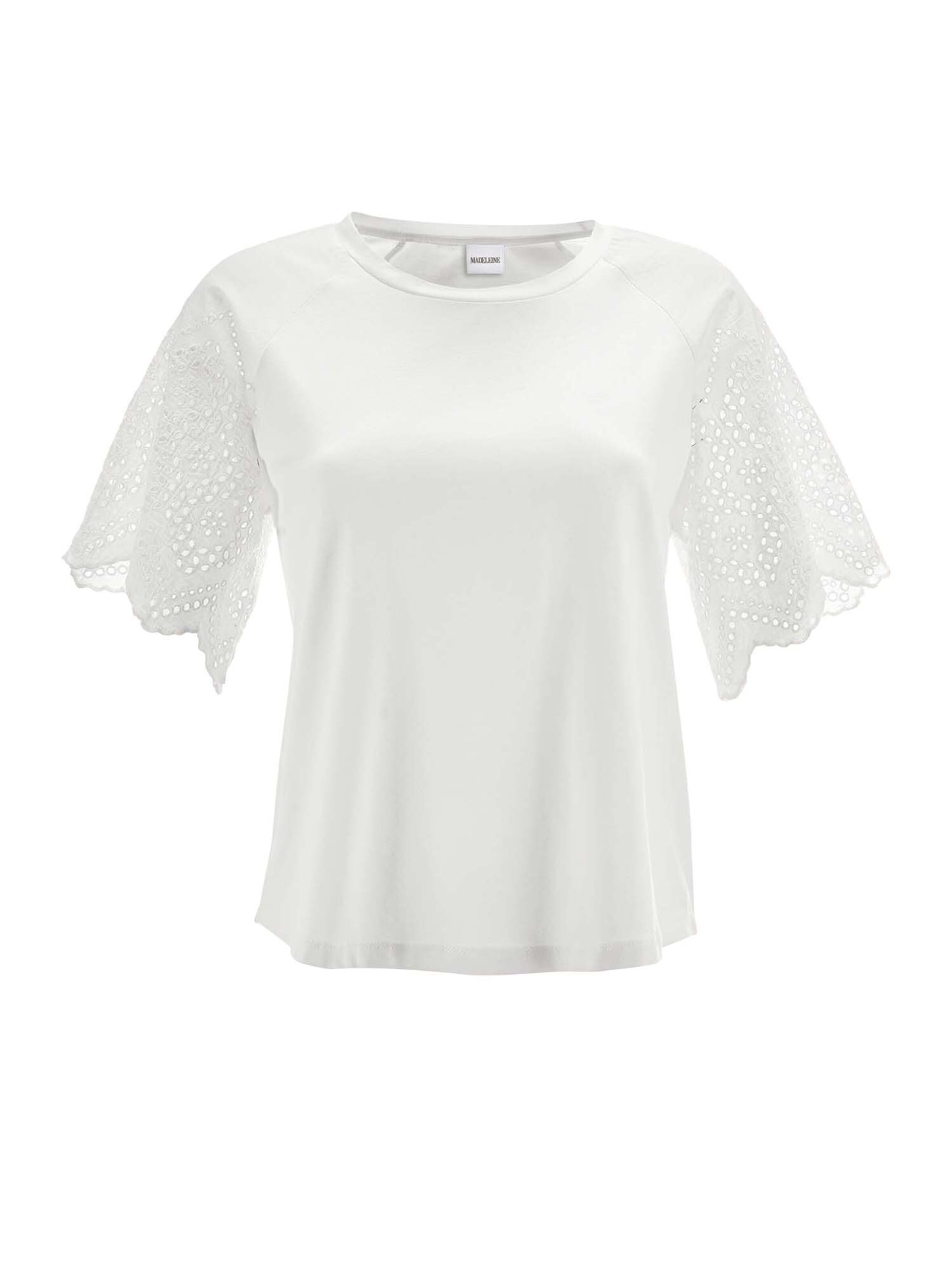 Chemisier MADELEINE en blanc : devant