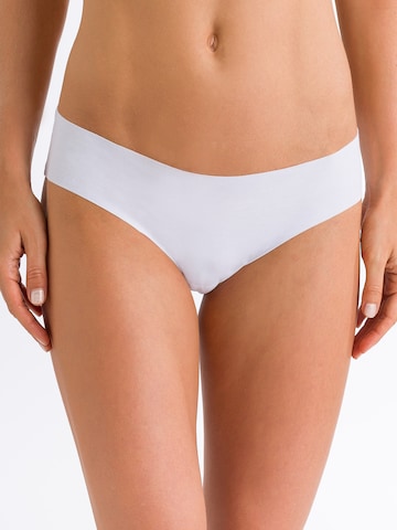 Hanro Panty ' Invisible Cotton ' in White: front