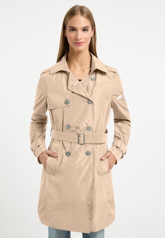 Frieda & Freddies NY Between-Seasons Coat 'Nadina' in Beige: front