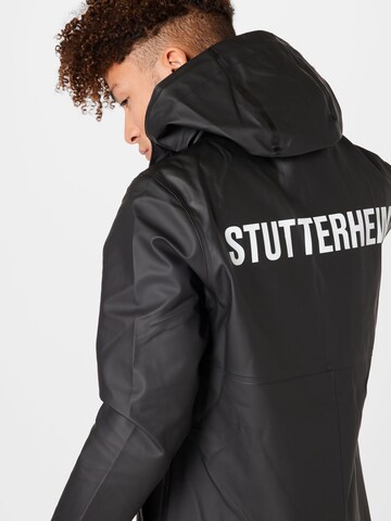 Stutterheim Mantel 'Stockholm' in Schwarz