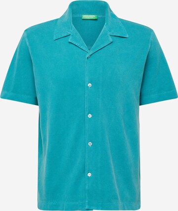 Coupe regular Chemise UNITED COLORS OF BENETTON en bleu : devant