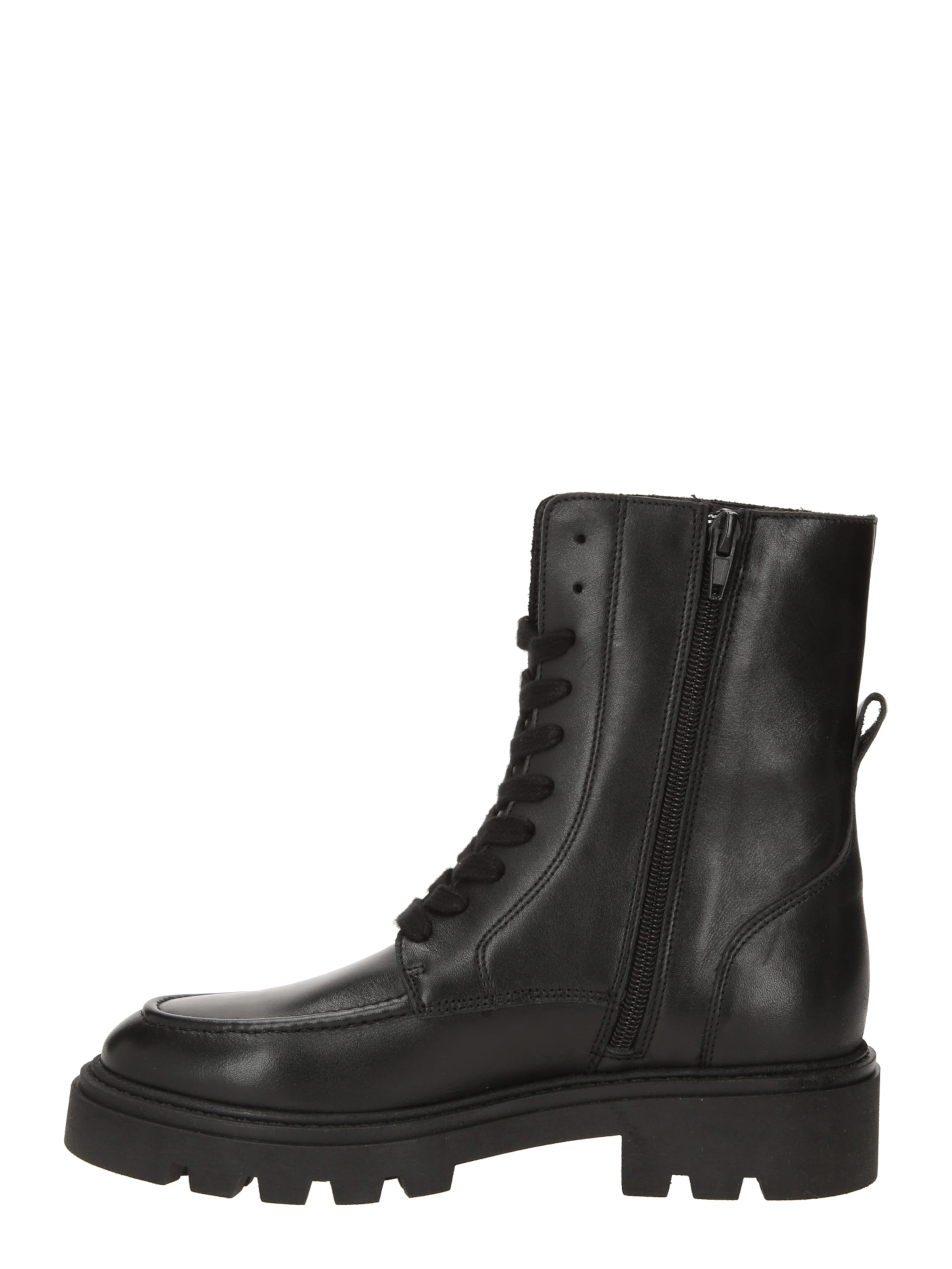 Ghete cu șireturi 'Paula' de la ABOUT YOU pe negru