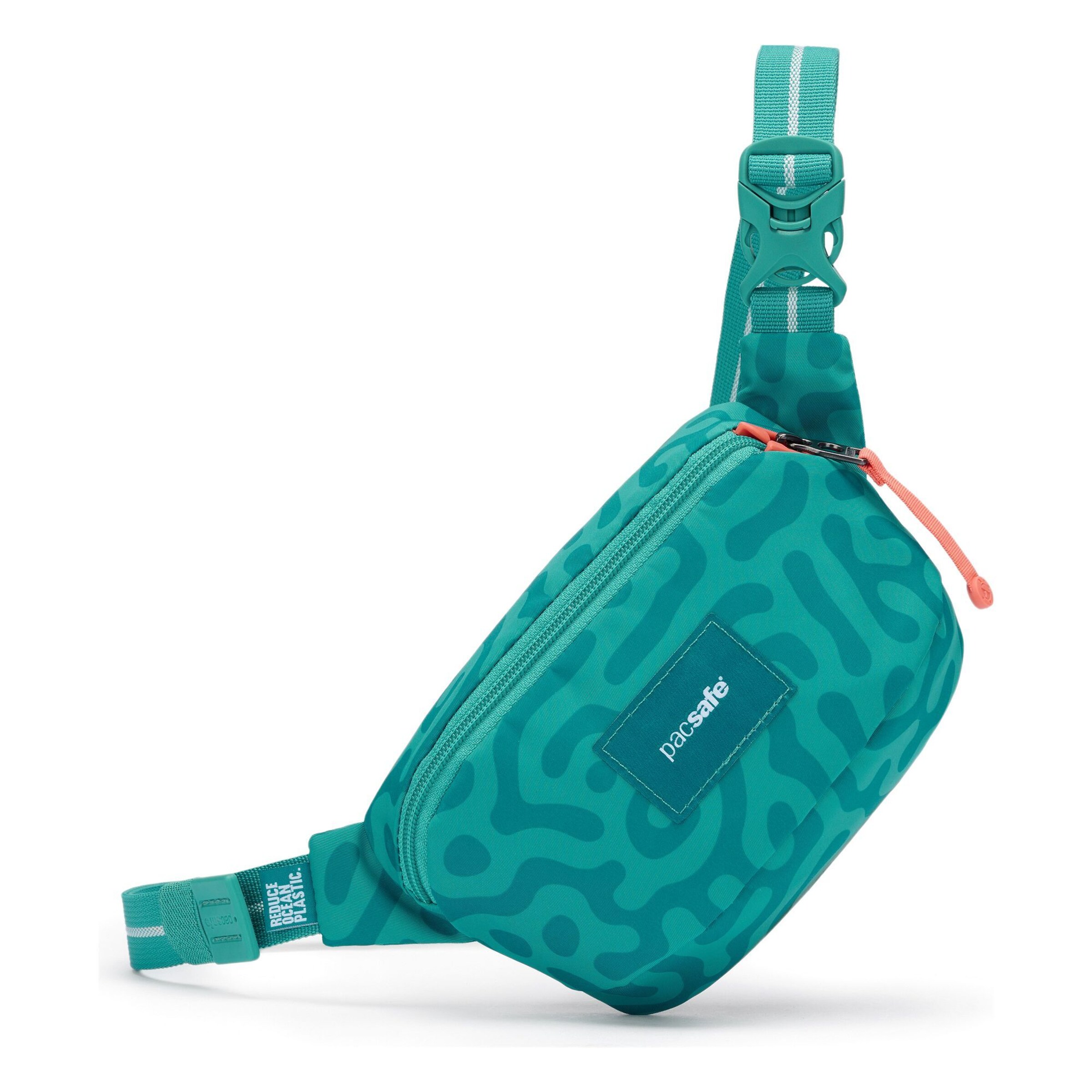 Pacsafe Schoudertas in Groen: voorkant