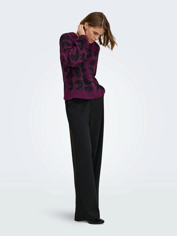 ONLY Pullover 'ONLDOFFA' in Lila