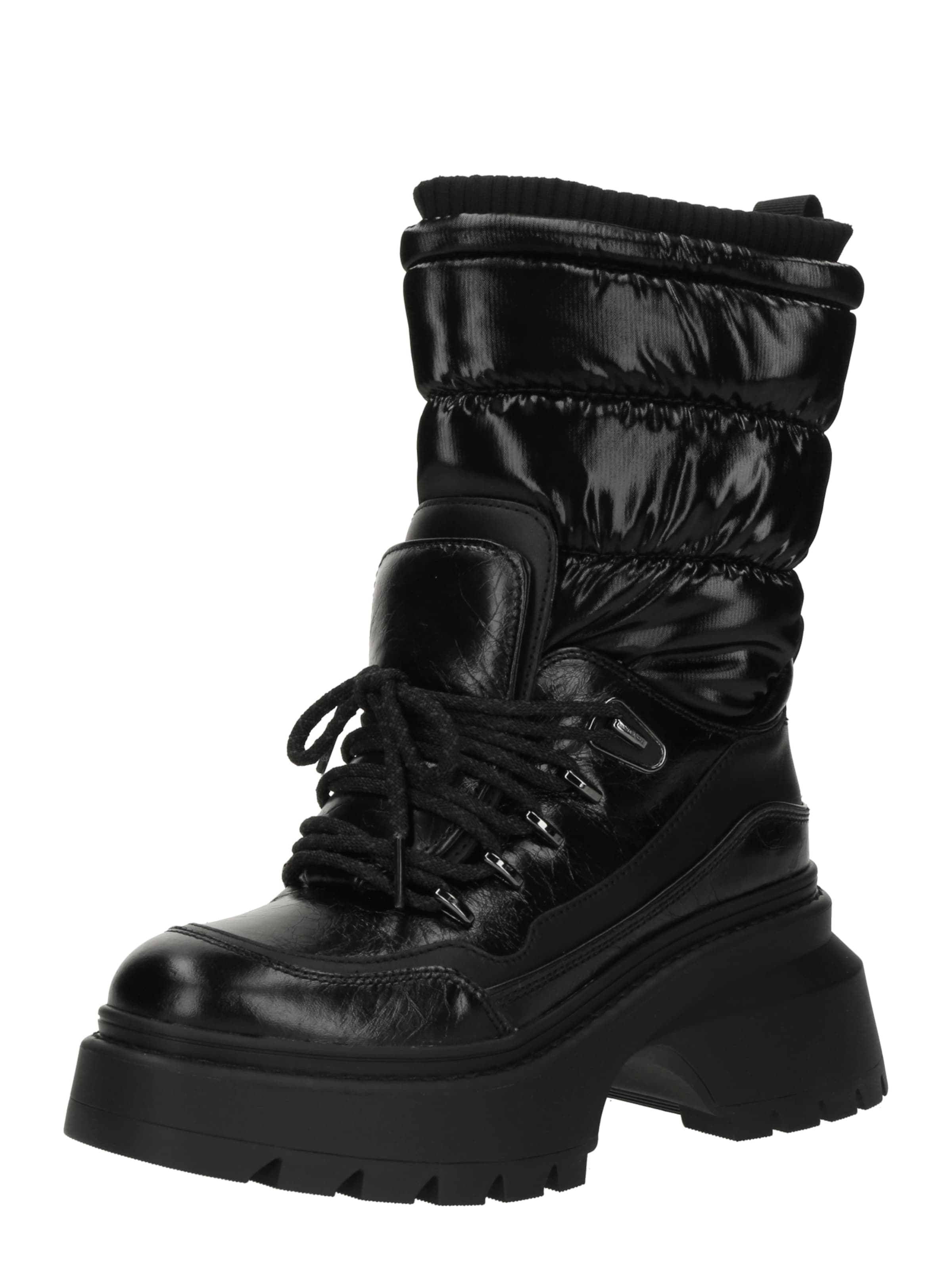 MICHAEL Michael Kors - Botas de neve 'SHILOH' em preto: frente