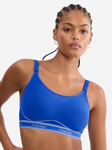 Triumph Triaction Bralette Bra 'Cardio Breeze' in Blue