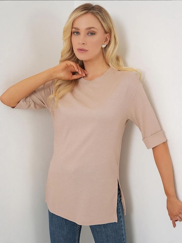 Bigdart Shirt in Beige: front