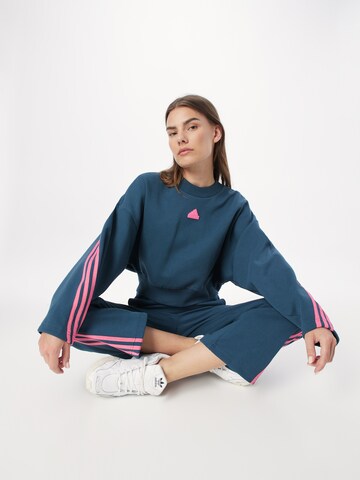 ADIDAS SPORTSWEAR Sports sweatshirt 'Future Icons 3-Stripes' in Blue