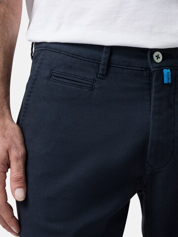 PIERRE CARDIN Tapered Hose 'Futureflex Lyon' in Blau