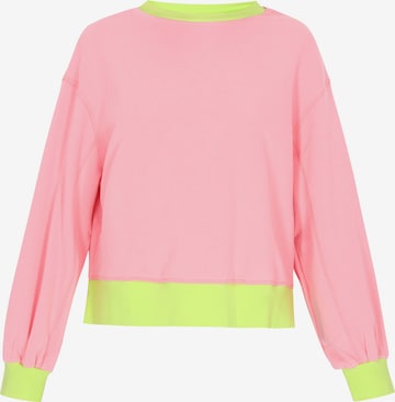 Sweat-shirt usha BLUE LABEL en rose : devant