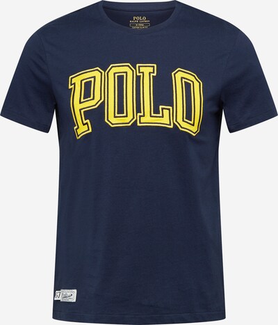 POLO RALPH LAUREN Shirt in de kleur Navy / Geel, Productweergave