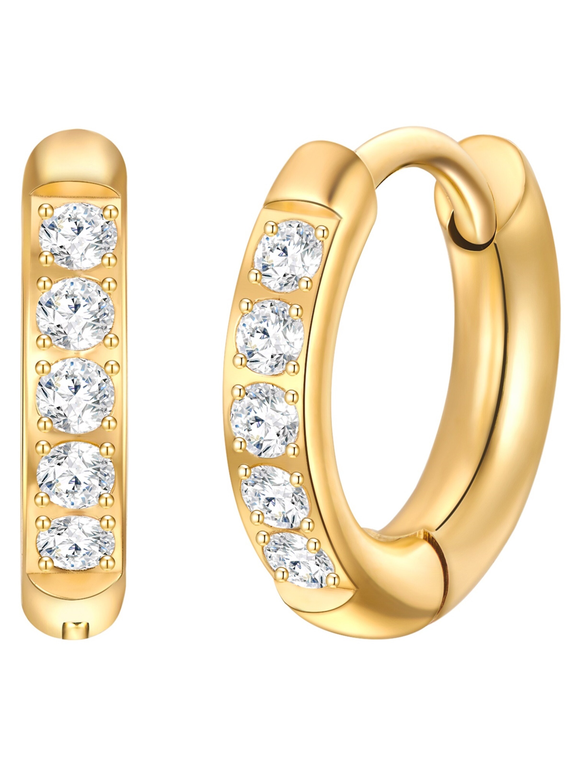 Orecchini di Eastside in oro: frontale