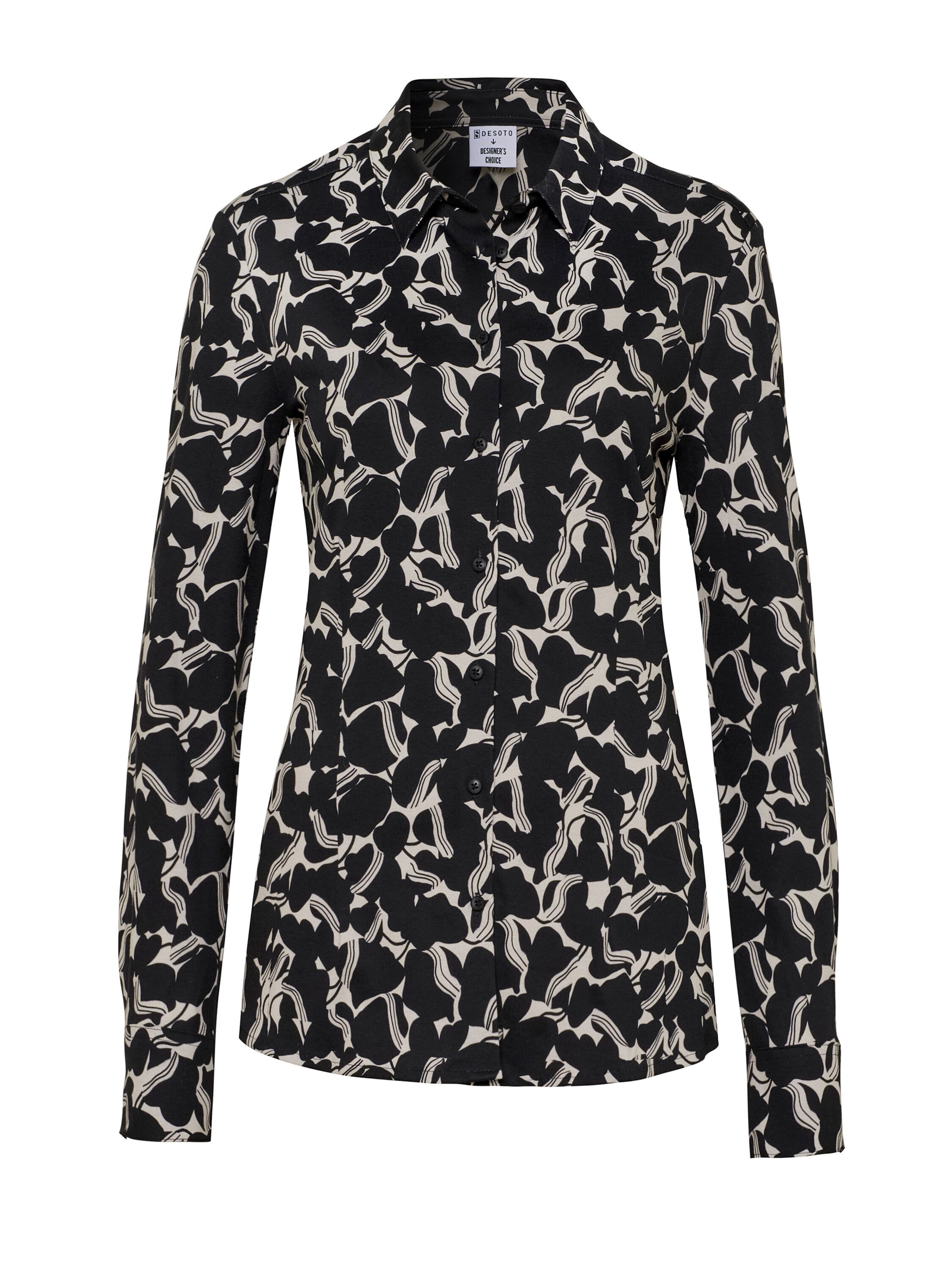 DESOTO Blouse 'Pia' in Grijs: voorkant