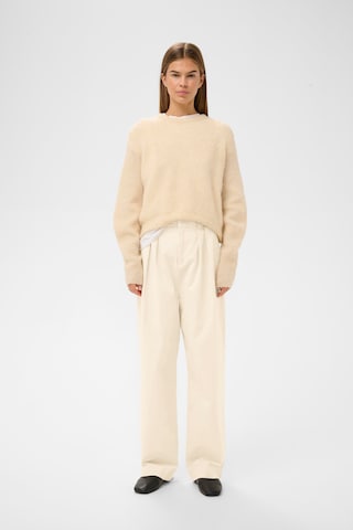 Loosefit Pantalon à pince 'ChristaIW Tori' InWear en beige