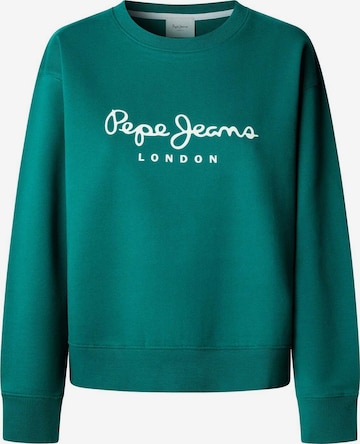 Pepe Jeans - Sudadera 'Baddy' en verde: frente