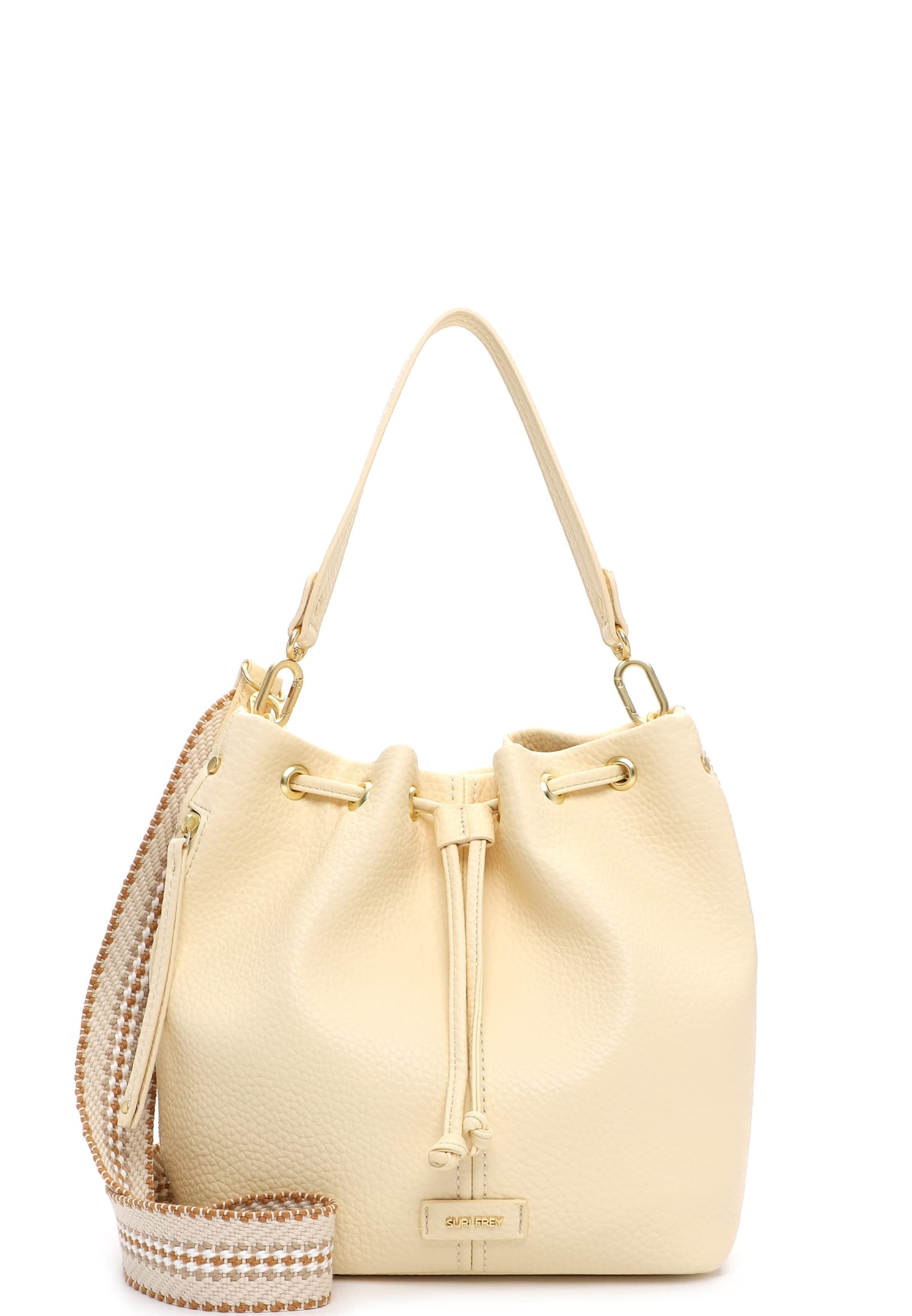 Suri Frey Pouch 'SFY Gray' in Yellow: front