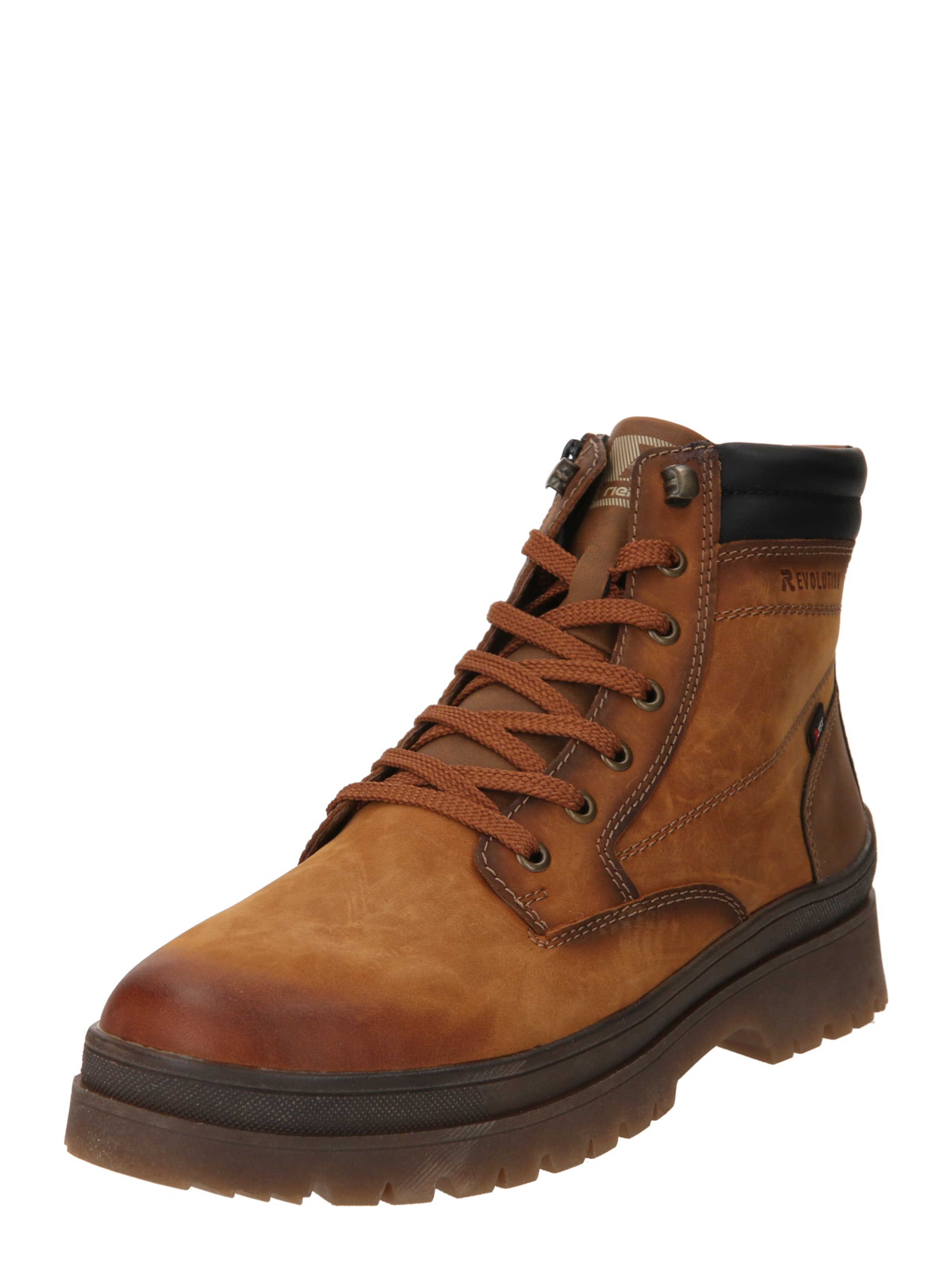 Rieker Lace-Up Boots in Brown: front
