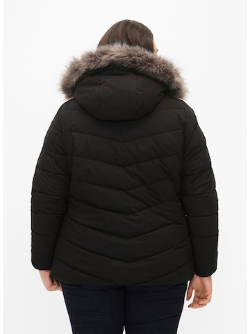 Zizzi Winter Jacket 'Cajulia' in Black